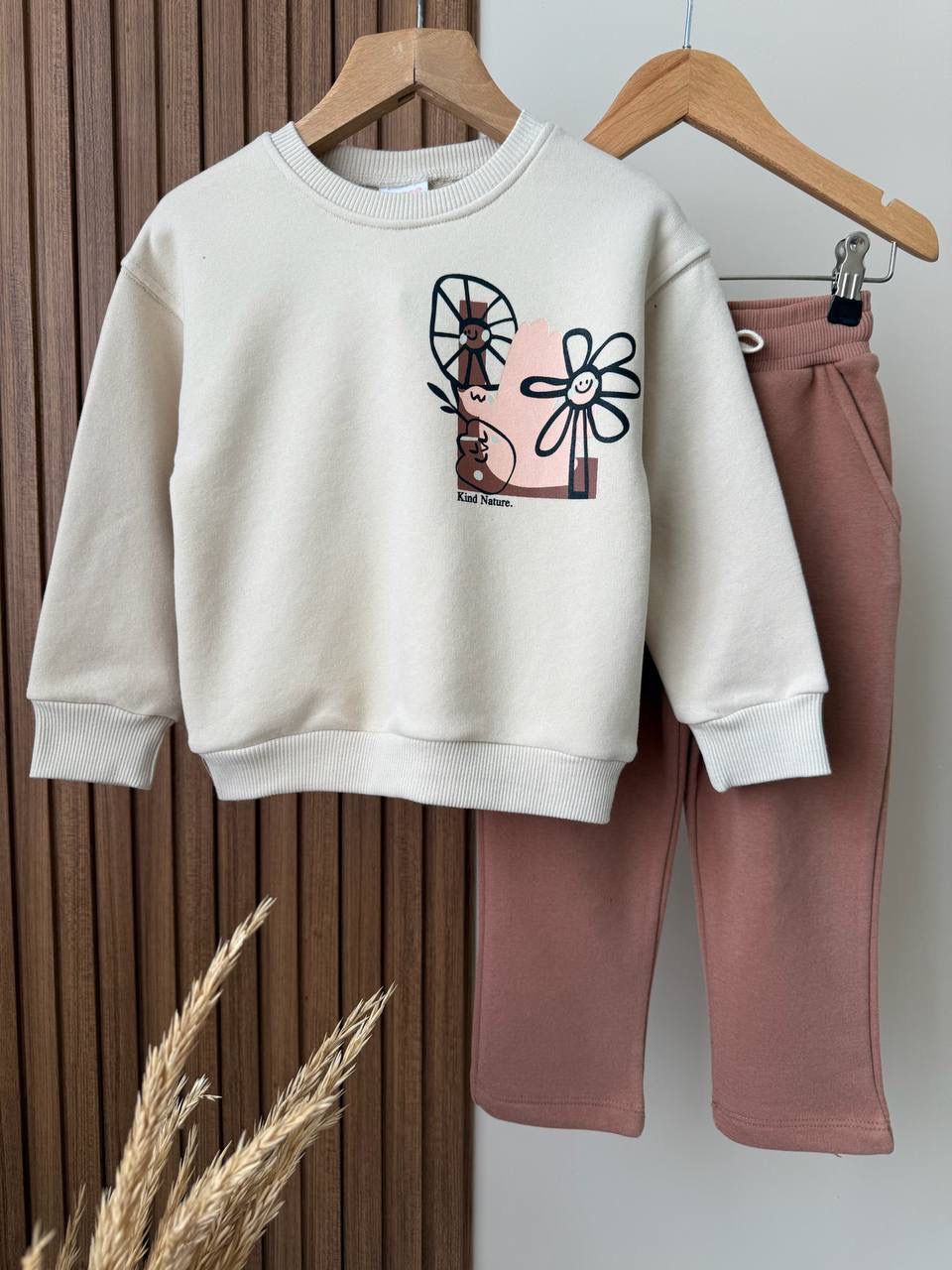 Kind nature Baskılı İkili Takım