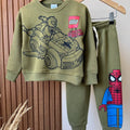 Spiderman Lego Baskılı İkili Takım