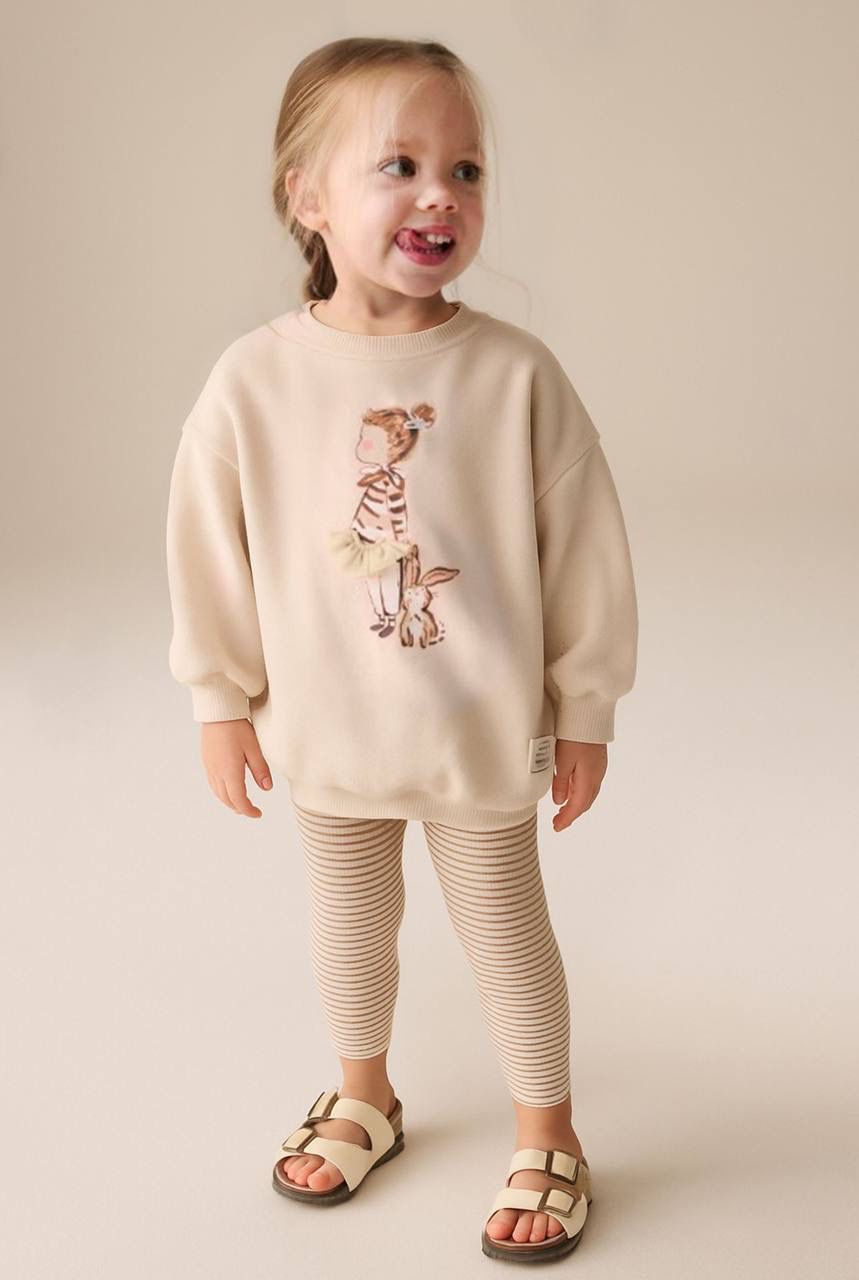 Tavşanlı Kız Baskılı İkili Takım