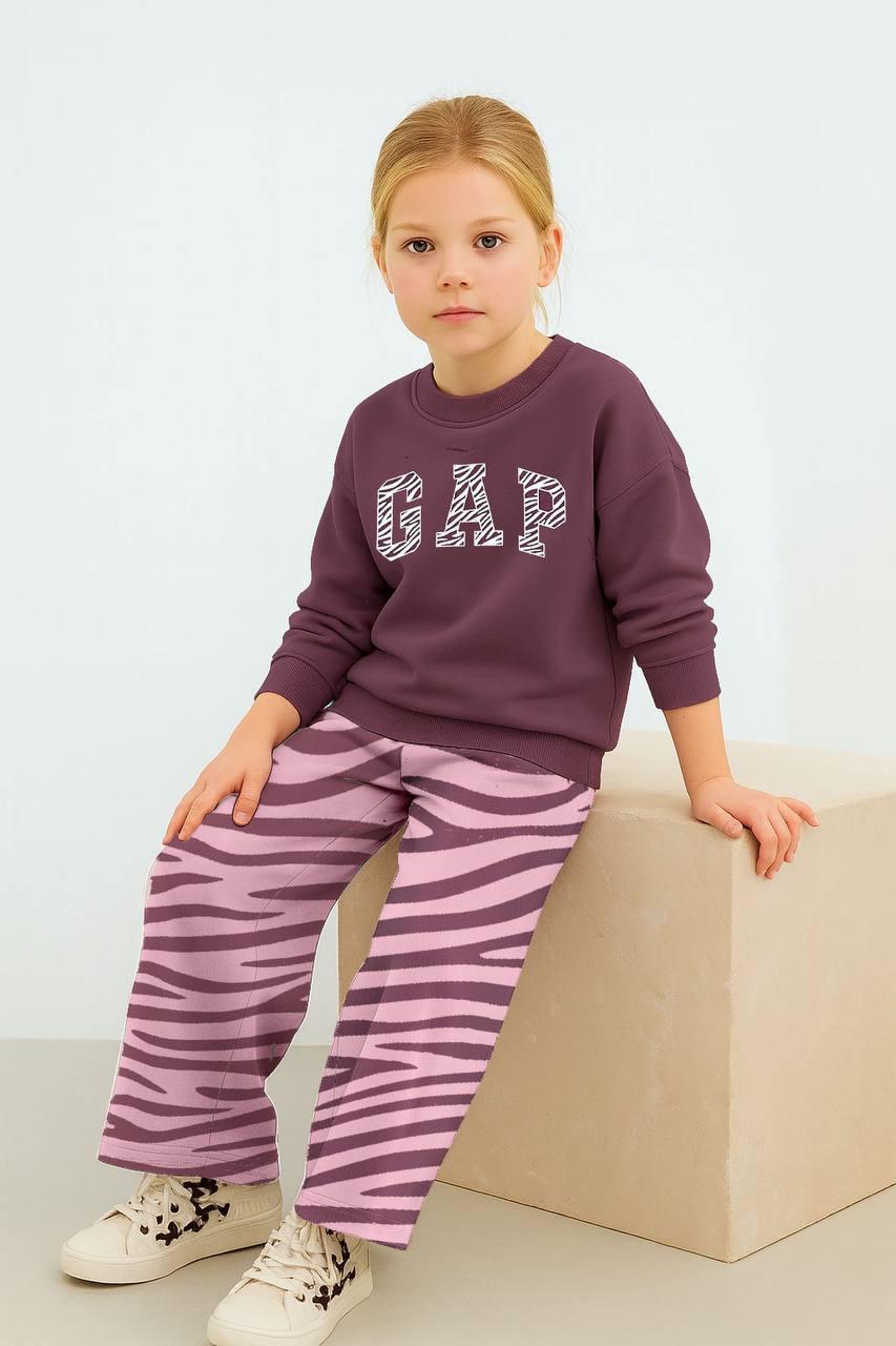 Gap Zebra Baskılı İkili Takım