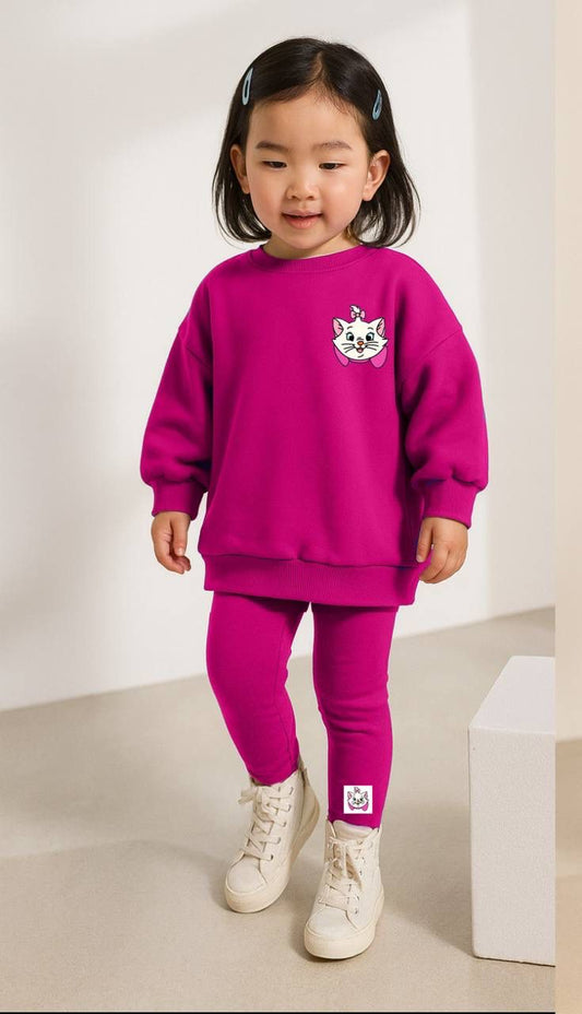 Cats Baskılı İkili Takım