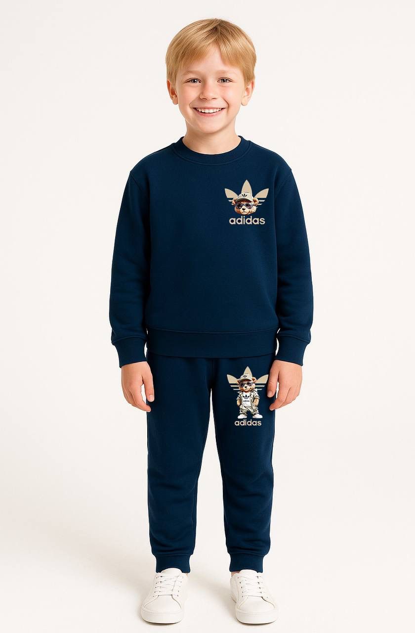 ADS Bear Baskılı İkili Takım