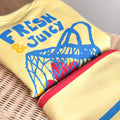 Funny Juicy Baskılı İkili Takım-Sarı