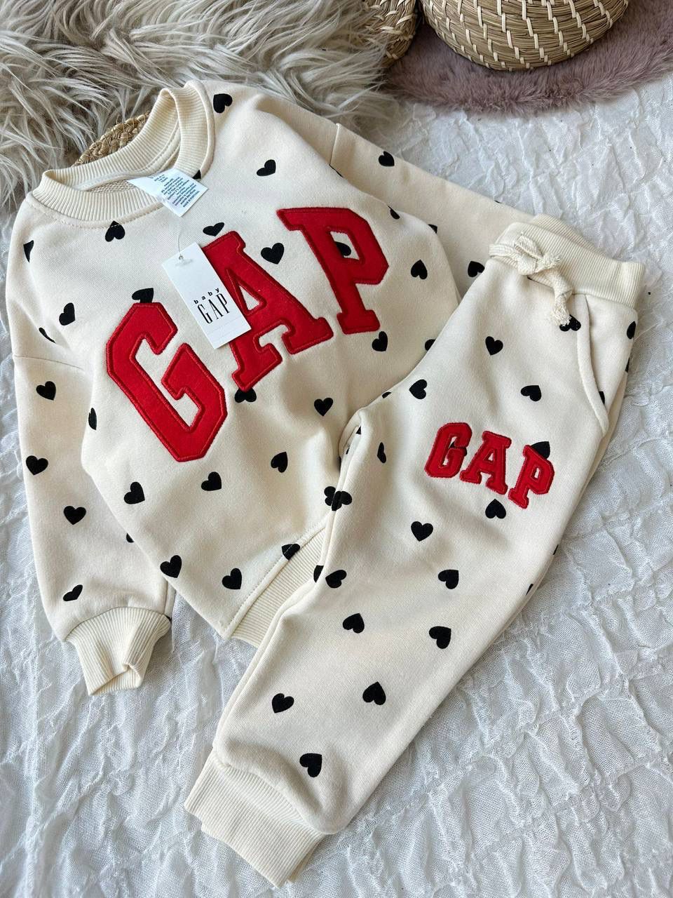 GP Kalp Baskılı İkili Takım