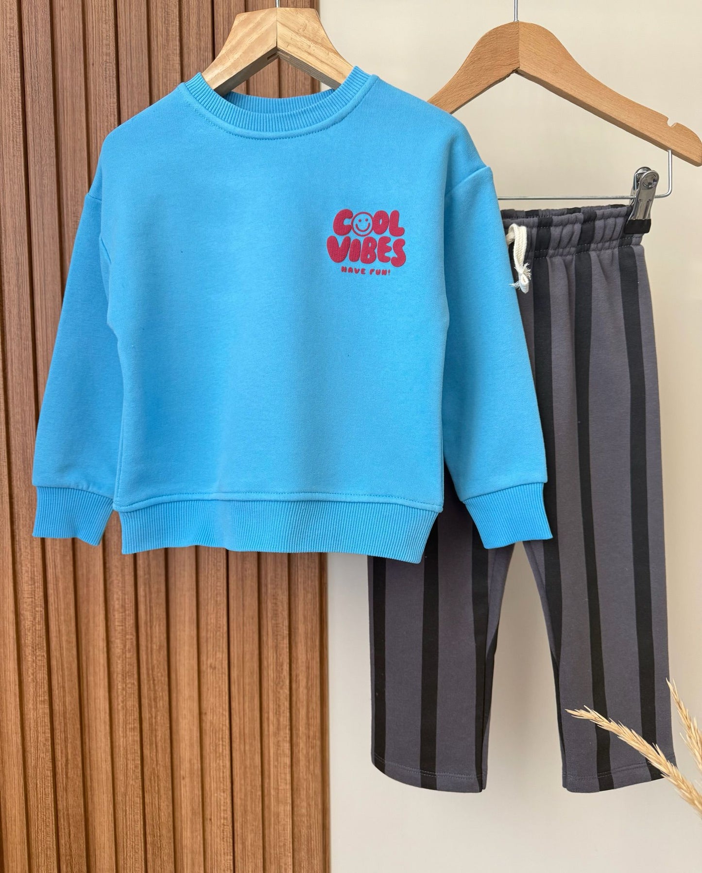 Cool Vibes Baskılı İkili Takım