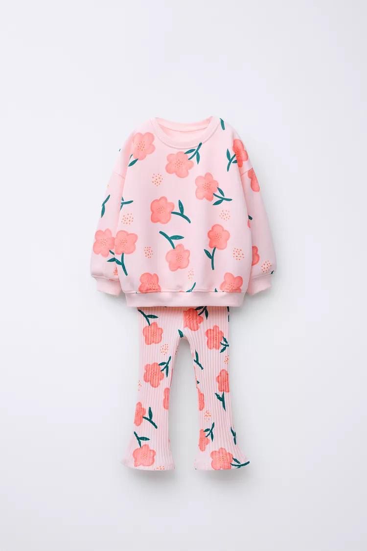 Çiçek Baskılı İkili Takım