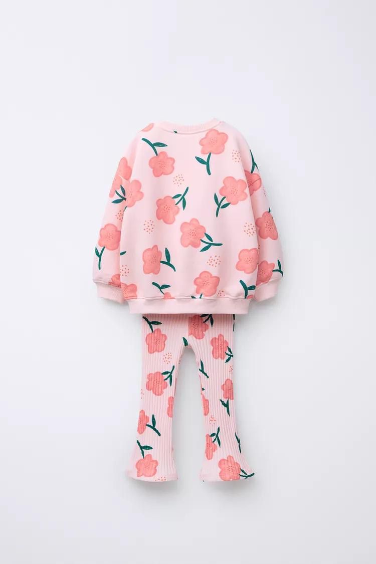 Çiçek Baskılı İkili Takım