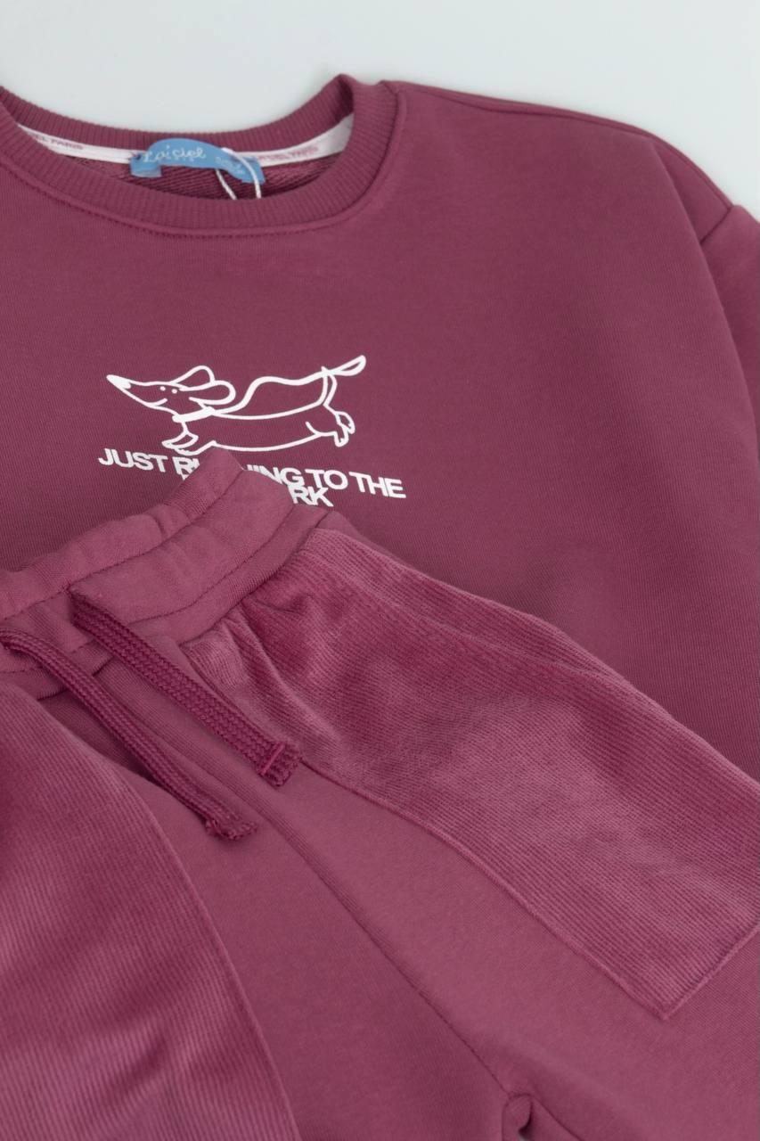 Just Running Baskılı İkili Takım