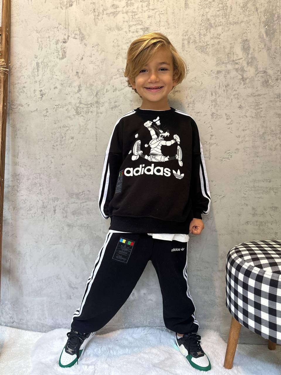 Ads Siyah Baskılı İkili Takım