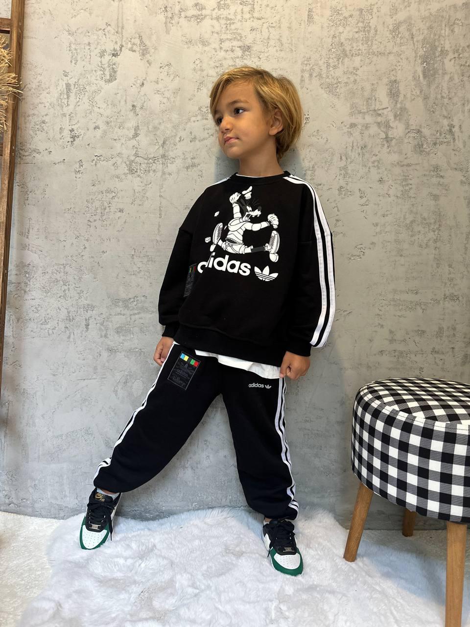 Ads Siyah Baskılı İkili Takım