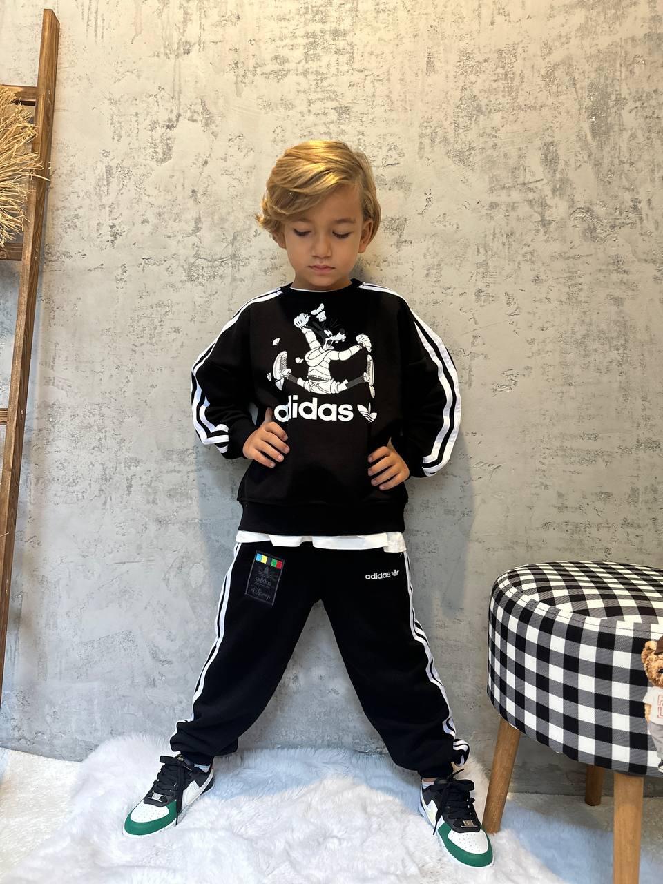 Ads Siyah Baskılı İkili Takım