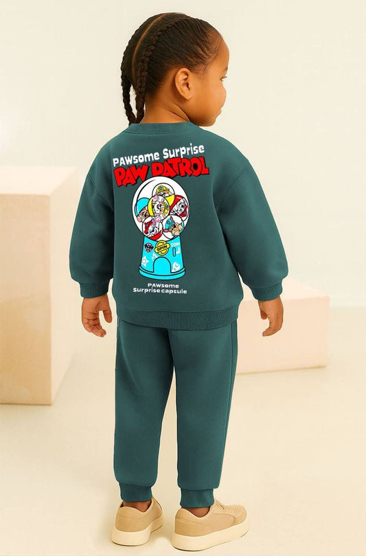 Paw Patrol Baskılı İkili Takım-Yeşil