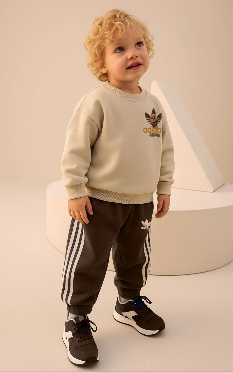 ADS Capybara Baskılı İkili Takım-Kahve