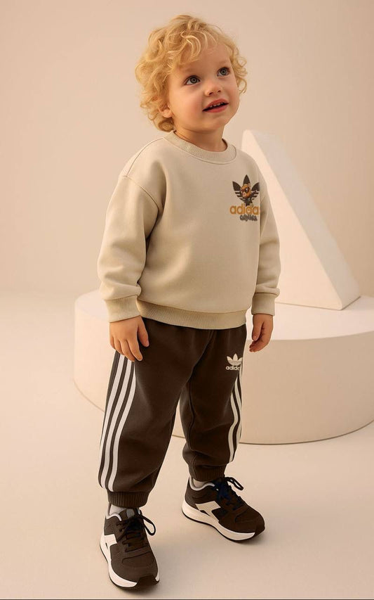 ADS Capybara Baskılı İkili Takım-Kahve