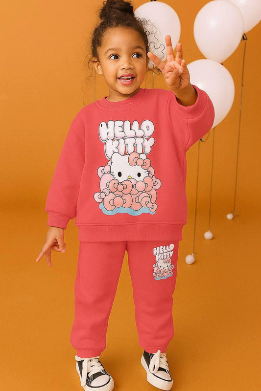 Hello Kitty Baskılı İkili Takım