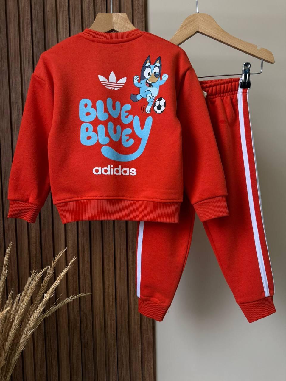 Bluey Baskılı İkili Takım-Turuncu