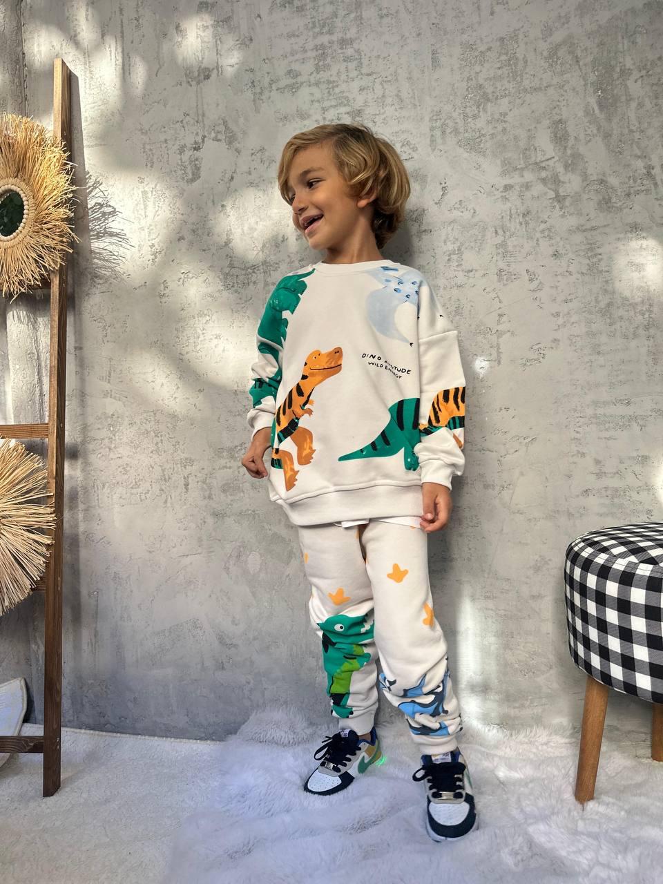 Dinozor Macerası Sweatshirt & Eşofman Altı Takımı