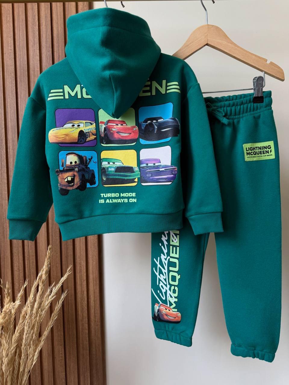 ⚡ Lightning McQueen "Turbo Mode" Pamuklu Takım