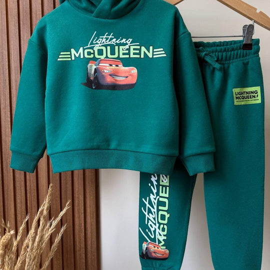 ⚡ Lightning McQueen "Turbo Mode" Pamuklu Takım