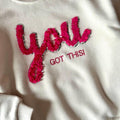 "You Got This" Baskılı Polar Eşofman Takımı