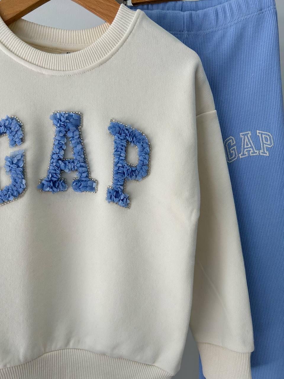 Fırçalı Kumaş GAP Takım Mavi