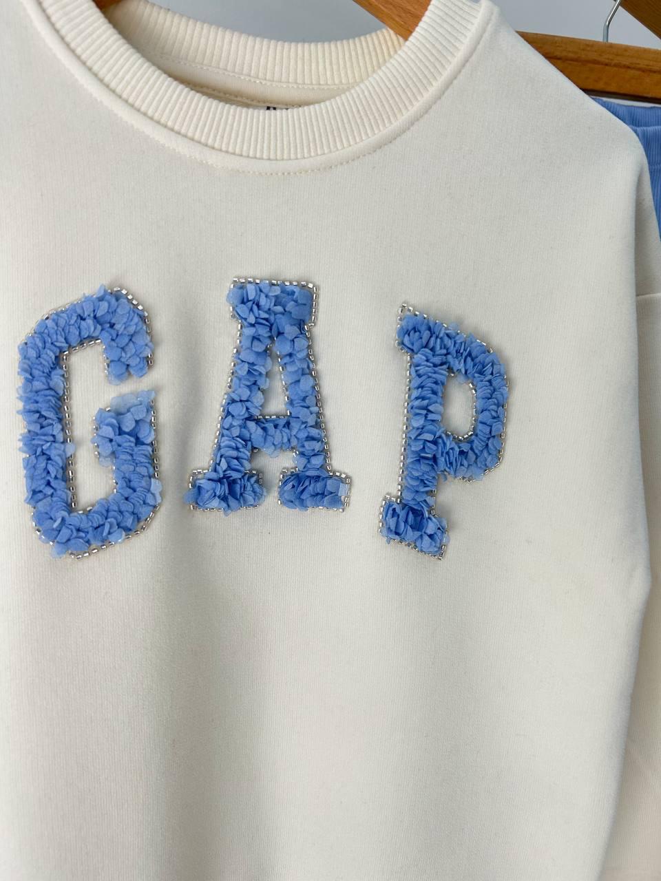 Fırçalı Kumaş GAP Takım Mavi