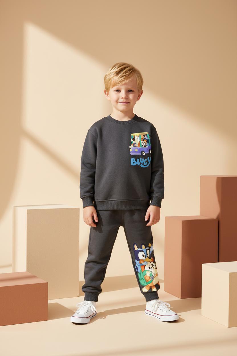 Bluey Baskılı İkili Takım