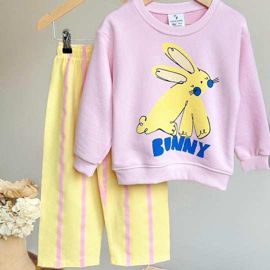 Bunny Baskılı İkili Takım