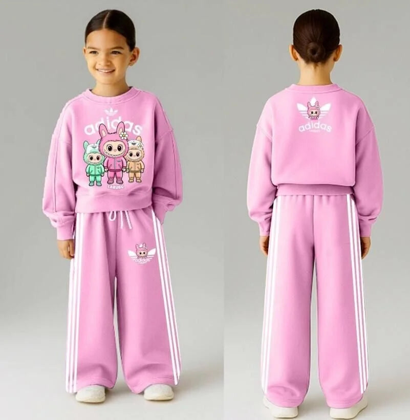 Ads Labubu Baskılı İkili Takım